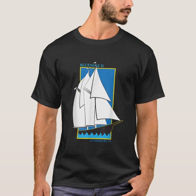 Camiseta Bluenose II Lunenburg Nova Scotia Canada (Anverso)