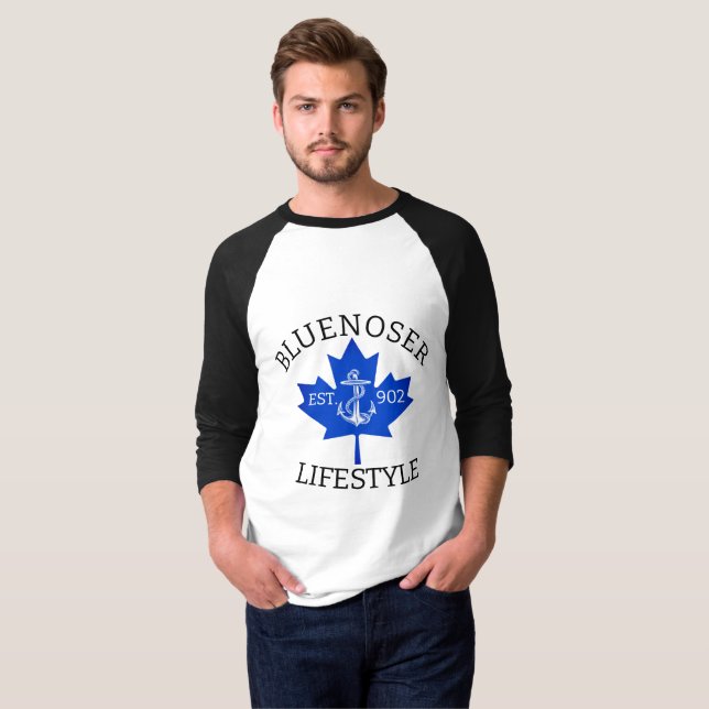 Camiseta Bluenoser Lifestyle Maple leaf 902 Eh! (Anverso completo)