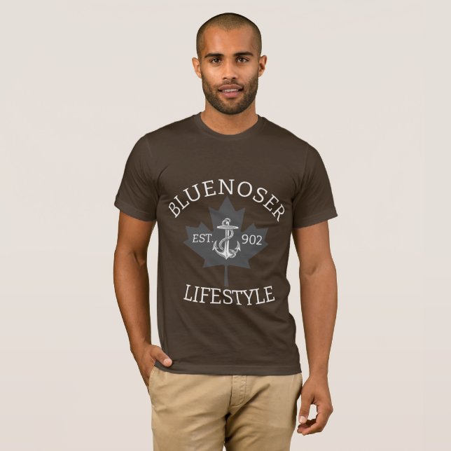 Camiseta Bluenoser Lifestyle Maple leaf 902 Eh! (Anverso completo)
