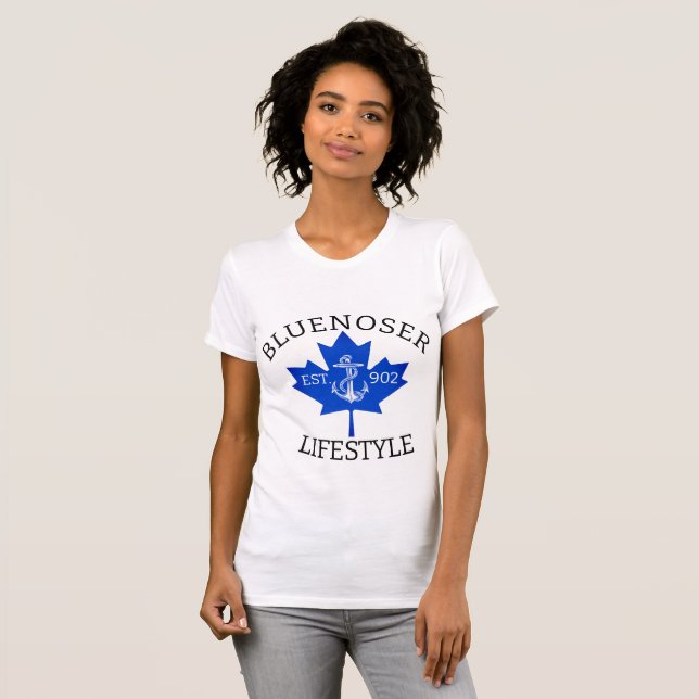 Camiseta Bluenoser Lifestyle Maple leaf 902 Eh! (Anverso completo)