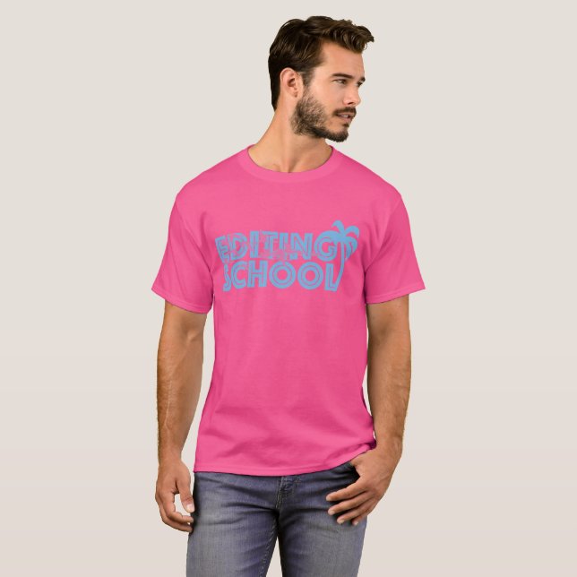 Camiseta Blueonpink de EDITINGSCHOOL (Anverso completo)