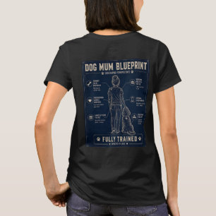 Camiseta Blueprint de Mamá de Cockapoo