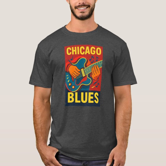 Camiseta Blues de Chicago (Anverso)