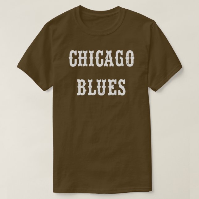 Camiseta Blues de Chicago (Diseño del anverso)