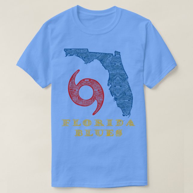 Camiseta Blues de Florida (Diseño del anverso)