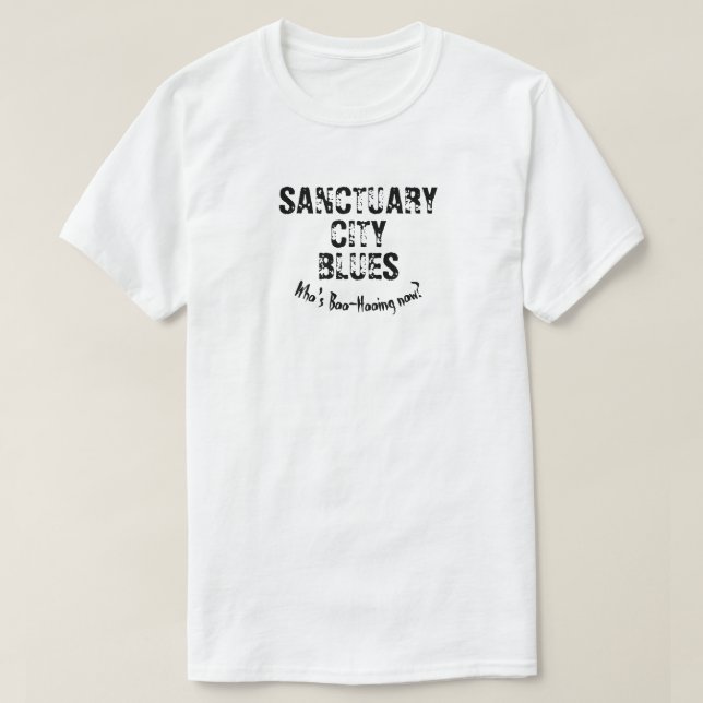 Camiseta Blues de la ciudad de los santuarios, ¿quién es el (Diseño del anverso)