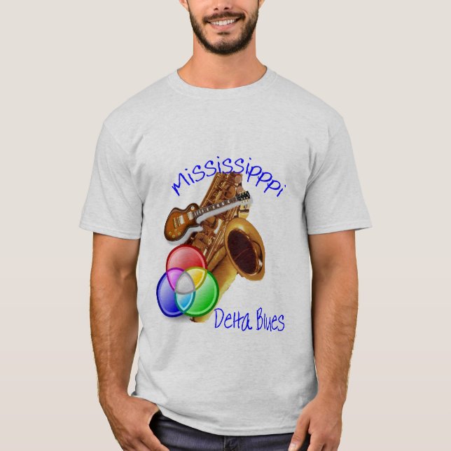 Camiseta Blues Delta del Misisipi (Anverso)