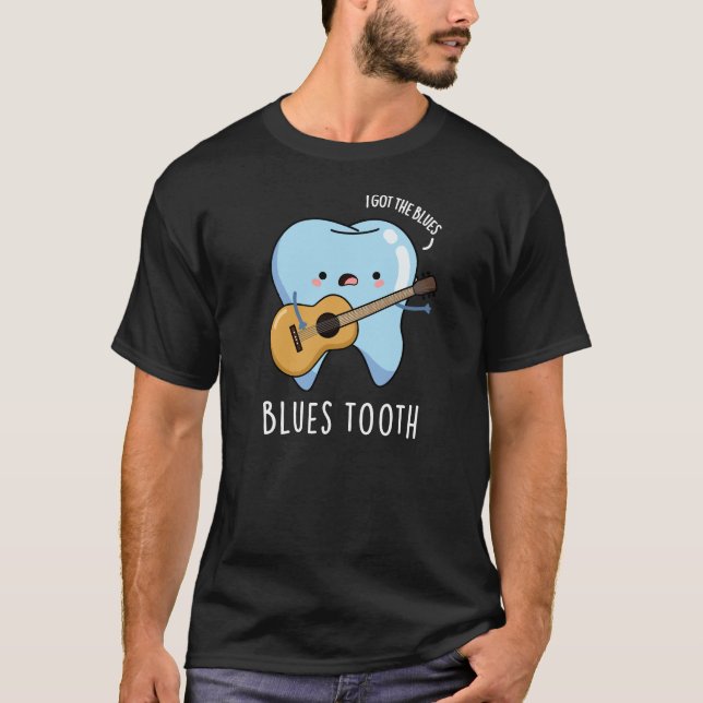 Camiseta Blues Dientes Diversos Divertidos Música Dental Pu (Anverso)
