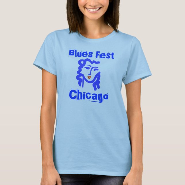 Camiseta Blues Fest, Chicago (Anverso)