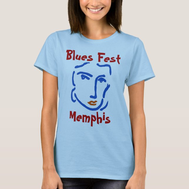 Camiseta Blues Fest, Memphis (Anverso)