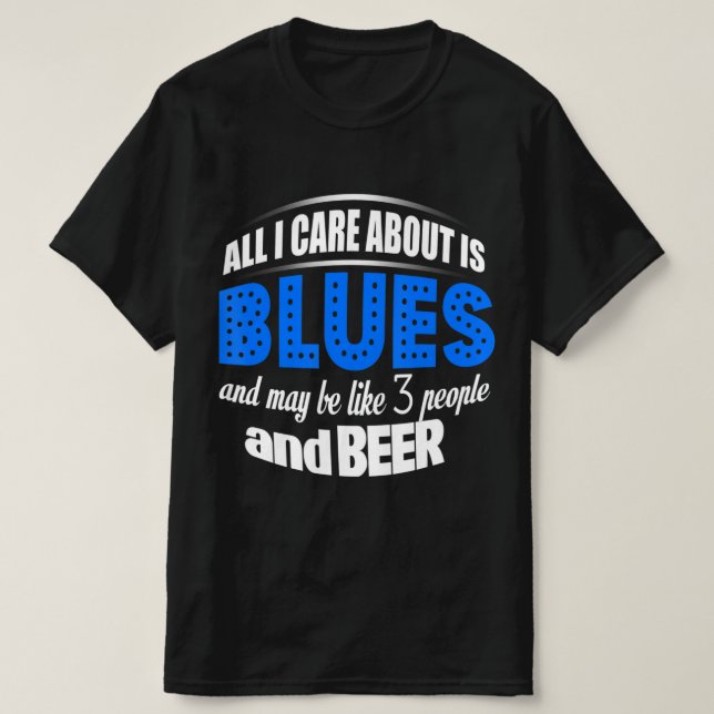 Camiseta Blues Music (Diseño del anverso)