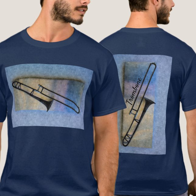Camiseta Blues musicales artísticos trombónicos jazzy (Subido por el creador)
