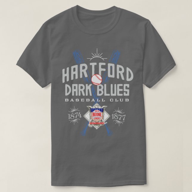 Camiseta Blues oscuros de Hartford (Diseño del anverso)