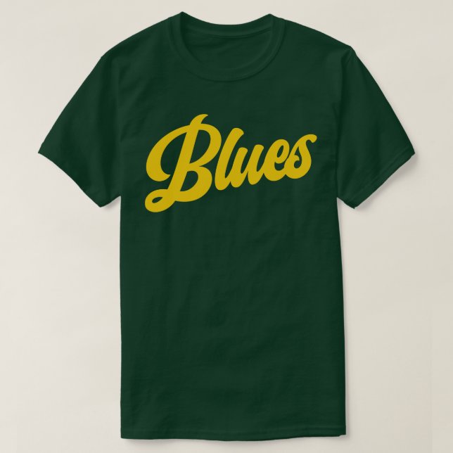 Camiseta Blues Retro St Louis Blues (Diseño del anverso)
