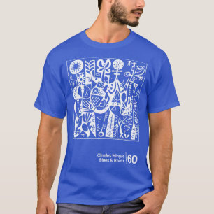 Camiseta Blues Roots Charles Mingus Estilo minimal Gráfico