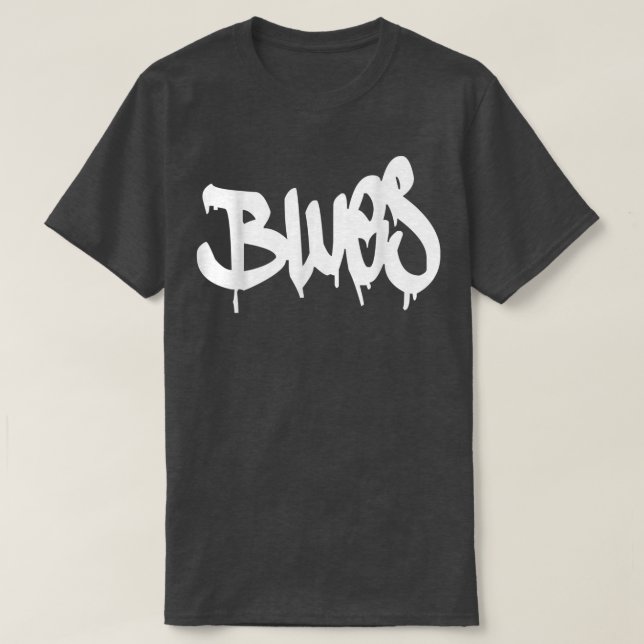 Camiseta Blues Word Music  (Diseño del anverso)
