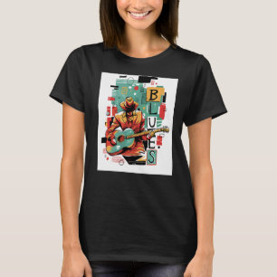 Camiseta Blues Y Jazz Family Music Graphical Men