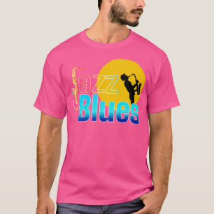 Camiseta Blues y Jazz Music Gifts UHDR Calidad