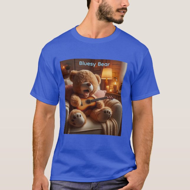 Camiseta Bluesy Bear  (Anverso)