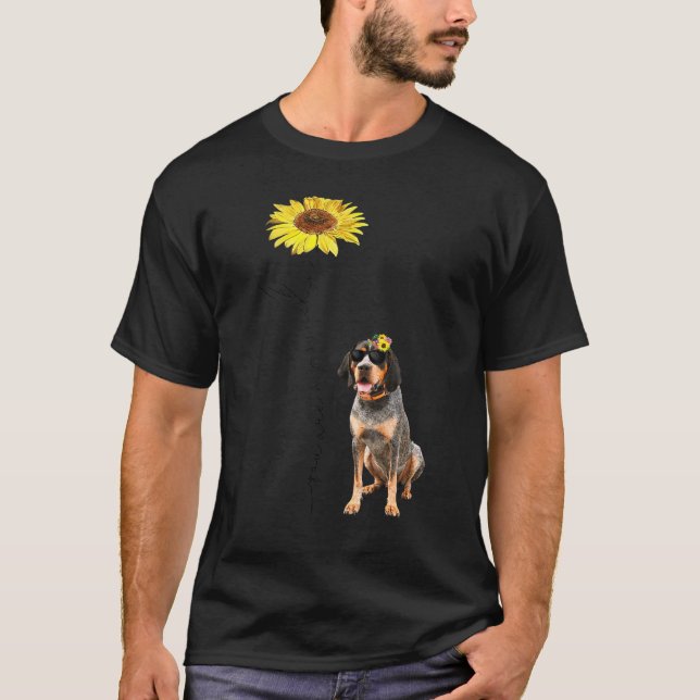 Camiseta Bluetick Coonhound My Friends My Sunshine (Anverso)