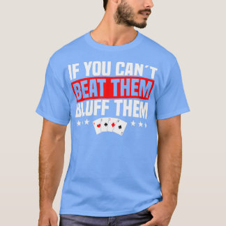 Camiseta bluetooth ellos jugador de póquer texas sostén mi 