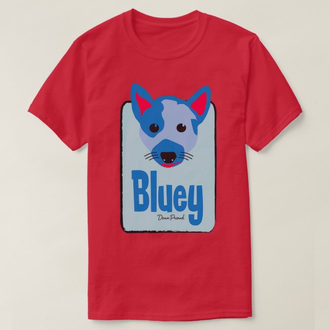 Camiseta Bluey  (Diseño del anverso)