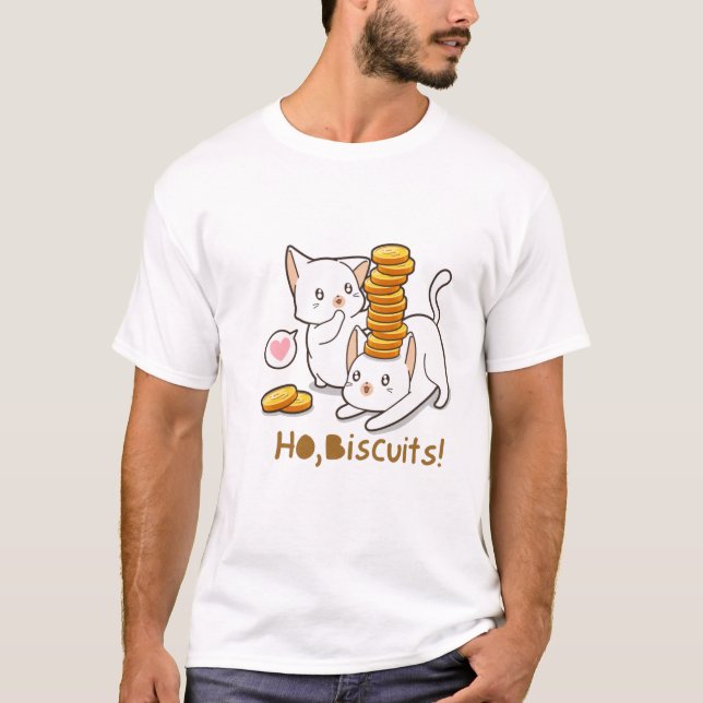 Camiseta Bluey Oh Biscuits Cat Personalizado (Anverso)