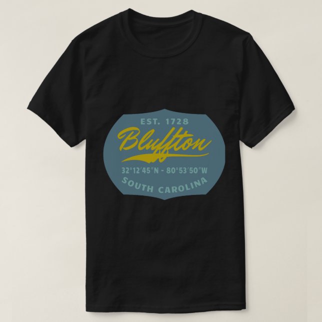 Camiseta Bluffton, Carolina del Sur (Diseño del anverso)