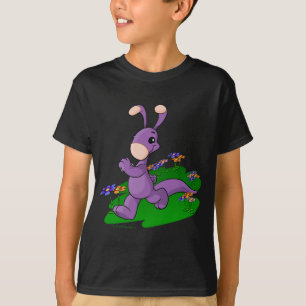 Camiseta Blumaroo púrpura que marcha a través de la isla