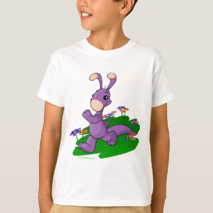 Camiseta Blumaroo púrpura que marcha a través de la isla