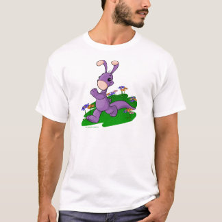 Camiseta Blumaroo púrpura que marcha a través de la isla de