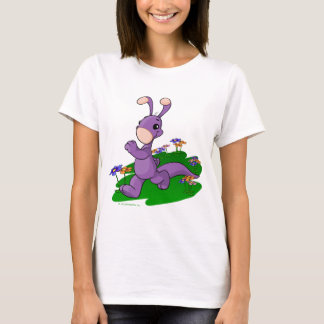 Camiseta Blumaroo púrpura que marcha a través de la isla de