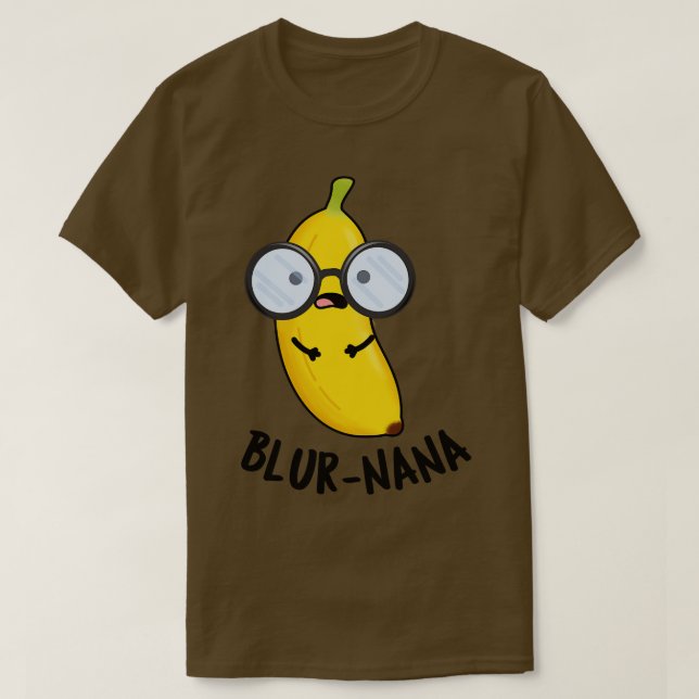 Camiseta Blurnana Funny Banana Puns (Diseño del anverso)