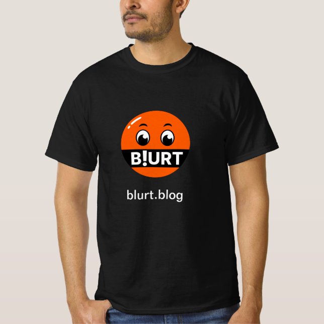 Camiseta Blurt.blog Basic Dark T-Shirt (Anverso)