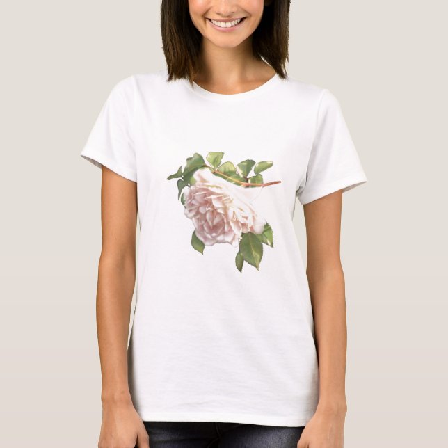 Camiseta Blushing Ivory Peach Rosa (Anverso)