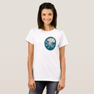 Camiseta Blütenkelch dunkel