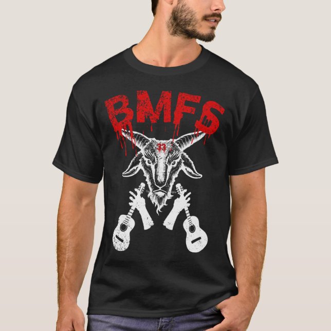 Camiseta BMFS Metal Cabra (Anverso)
