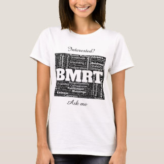 Camiseta BMRT Negro. ¡Difundamos la voz!
