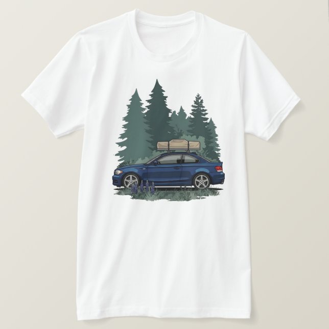 Camiseta BMW 135i Adventure | E82 Coupé (Anverso del diseño)
