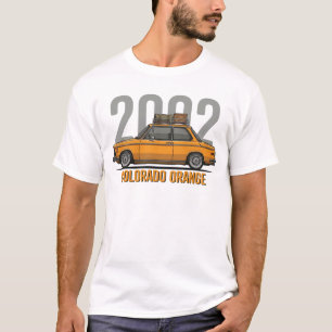 Camiseta BMW 2002 naranja Colorado   BMW vintage