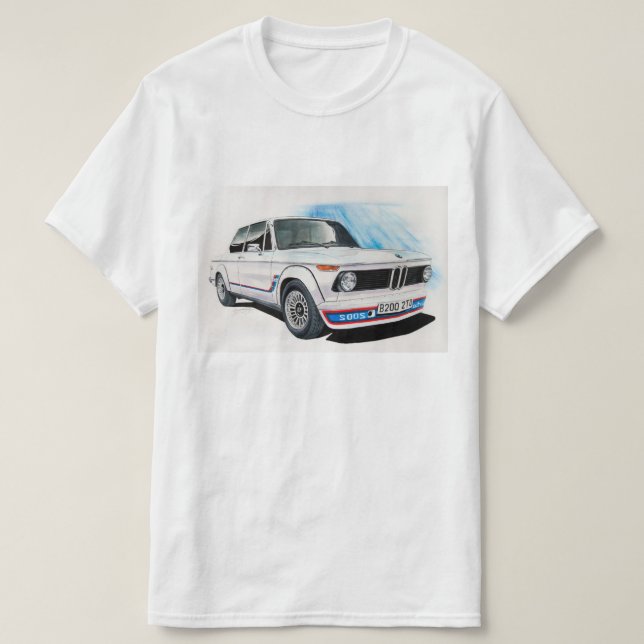 Camiseta BMW 2002 TURBO T-Shirt (Diseño del anverso)