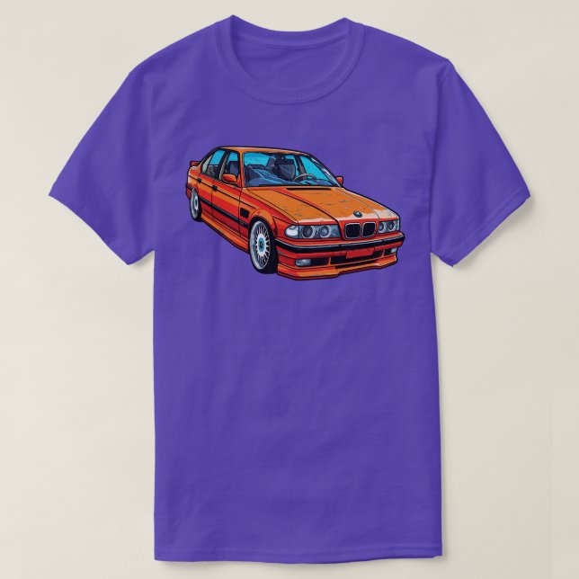 Camiseta Bmw bajó e38 (Diseño del anverso)