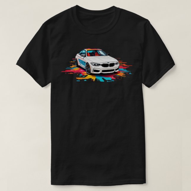 Camiseta BMW blanco (Diseño del anverso)