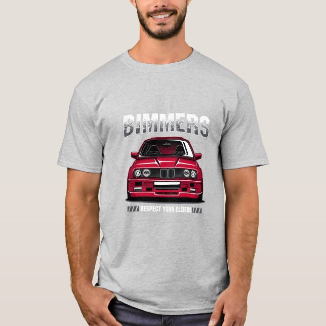Camiseta BMW E30 "Respect Your Elders" – La Fuerza (Anverso)