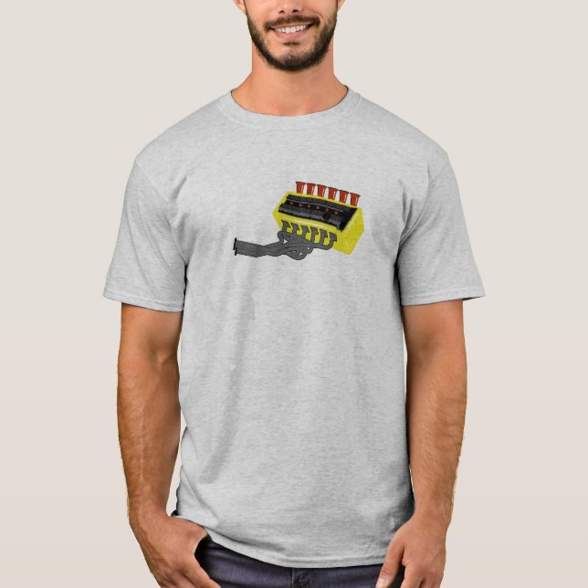 Camiseta BMW en línea 6 seis lisos como mantequilla (Anverso)