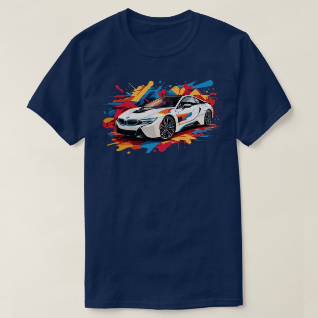 Camiseta BMW i8 (Diseño del anverso)