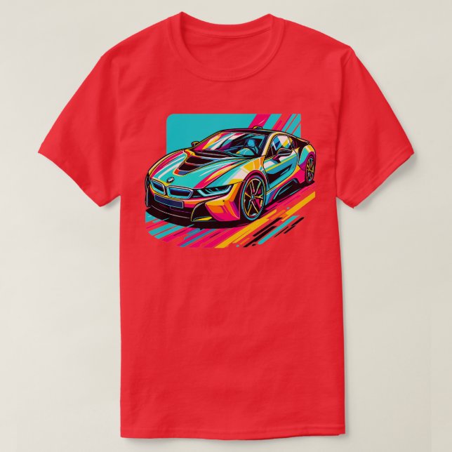 Camiseta BMW i8 11 (Diseño del anverso)