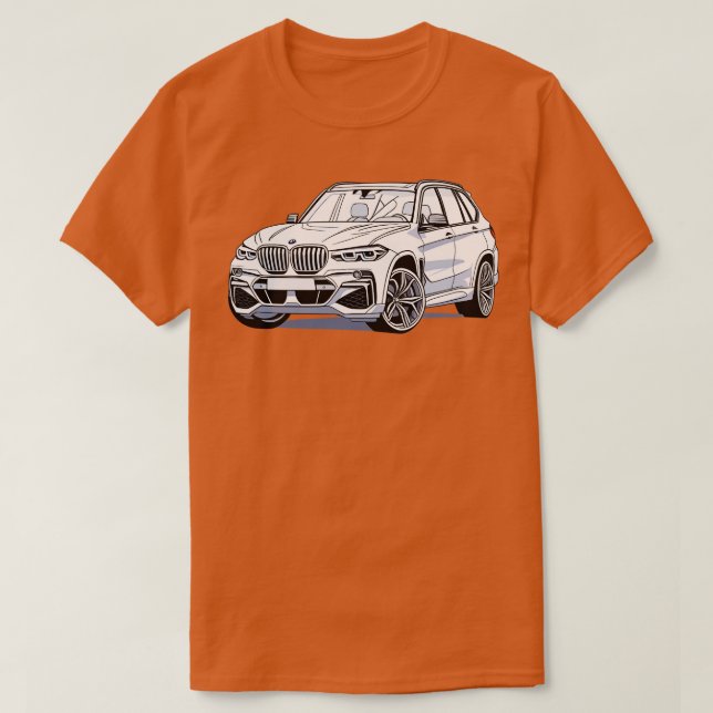 CAMISETA BMW X5 1 (Diseño del anverso)