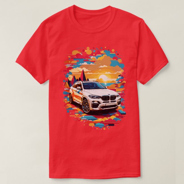 CAMISETA BMW X6 SUV 1 (Diseño del anverso)