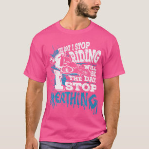 Camiseta Bmx Bicicleta Bicicleta Biker Stunt Brething Bmx